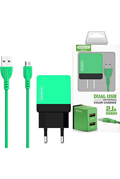 Somostel Încărcător și cablu Micro USB Verde (SMS-A53)