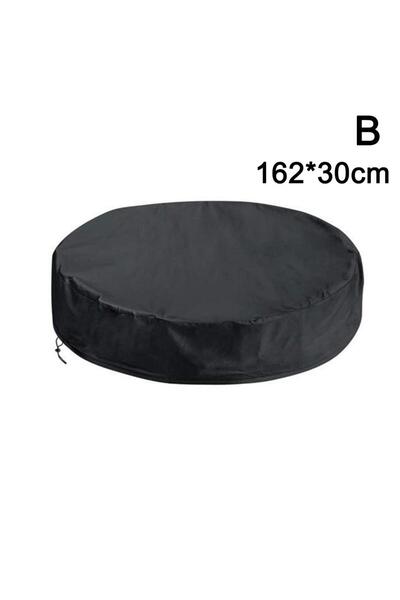 Choice1 B Portable Dog Pool Cover Round Easy Set Pool Cover Foldable Pet Bath...