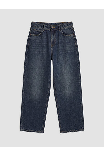 LC Waikiki بنطلون جينز نسائي من نوع Indigo Boyfriend Fit
