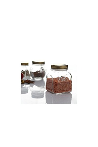 Empressco Set of 6 Metal Jars with Lids, 500Cc, Stylish and Convenient Design