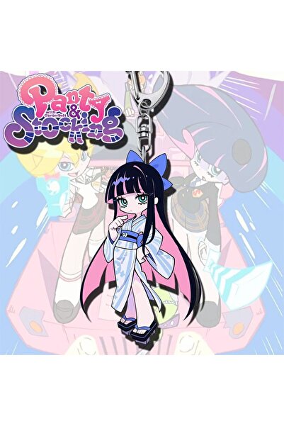 Choice key 5cm Stocking New Panty Stocking with Garterbelt Keychain Surroundi...