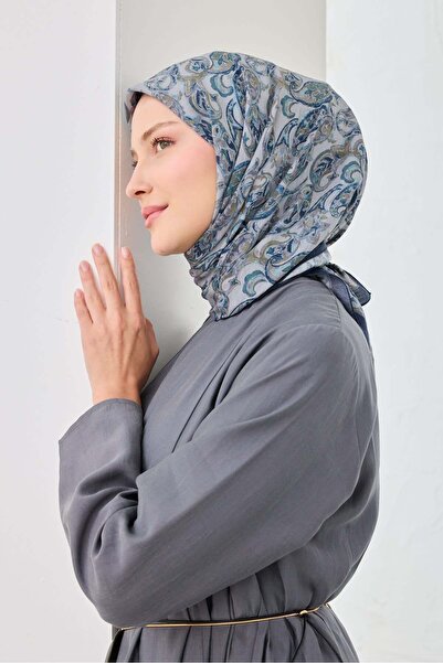 Silk Home وشاح فيلورا باللون الأزرق الداكن