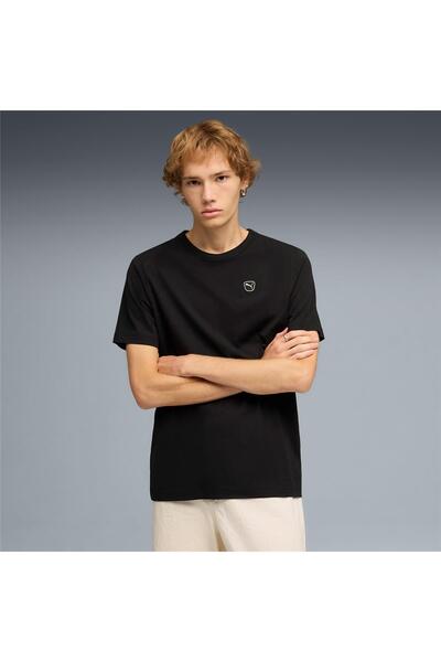 Puma 695703 01 ESS ELEVATED Βαμβακερό ανδρικό μπλουζάκι