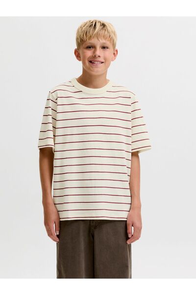 Jack & Jones Junior Tricou în dungi pentru băieți