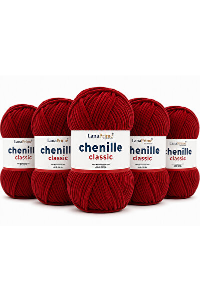 Lanaprime Chenille Velvet Yarn (Chenille Classic) Amigurumi Yarn - 5 Yards - ...