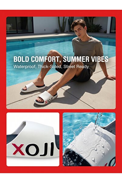 GlobalOne Mart Men's Casual Summer Slides - Saudi Made Quality - Super Light ...