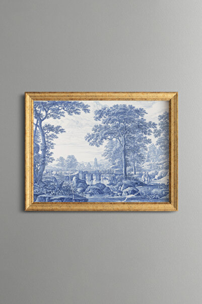 epiqart Italian Landscape - Vintage Patterned Painting - Fine Model