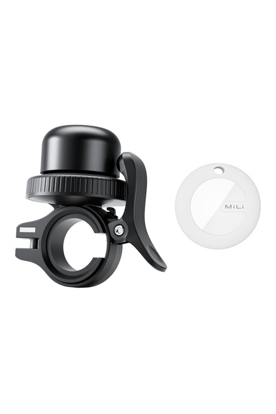 MiLi κουδούνι ποδηλάτου με smart tag MiTag Duo, iOS & Android, Bluetooth trac...