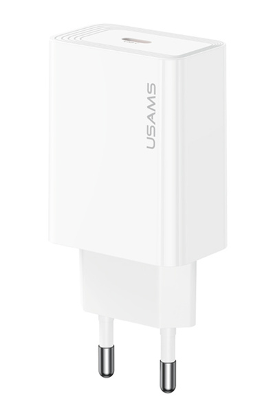 Usams φορτιστής τοίχου CC329, USB-C, 30W, λευκός