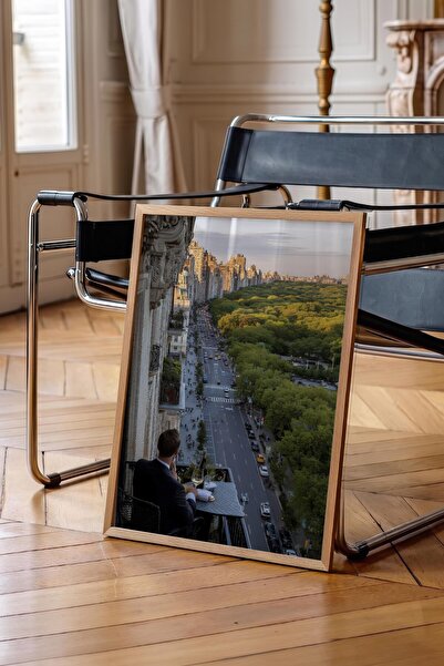 Postifull City and Nature Poster, Wooden Framed Poster, Old Money Series, No:...