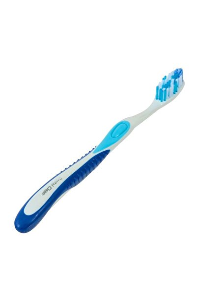 Jumbo Periuță de dinți pentru adulți, duritate medie, mâner ergonomic și igie...