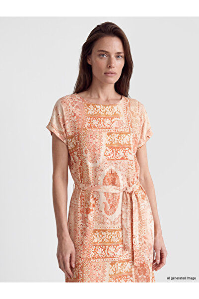 LC Waikiki Timeless Clothing & Timeless Choices Embroidered A-Line Poplin Dress