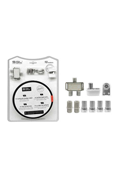 Tradesor Σετ σύνδεσης κεραίας τηλεόρασης - 7221-1 - 10m - 096711