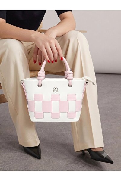 H&D COLLECTİON Knitted Detailed Small Shoulder Bag 19/15 cm