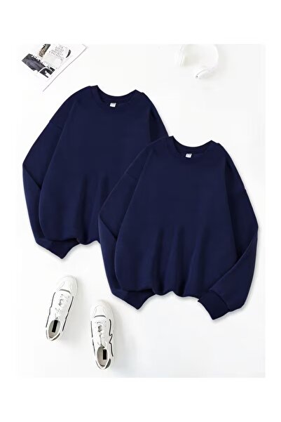 ZİYMO Unisex Crewneck Double Advantage Relaxed Fit Sweatshirt