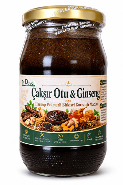 Çakşır Otu ve Ginsengli Harnup Pekmezli Bitkisel Karışımlı Macun 420 Gr