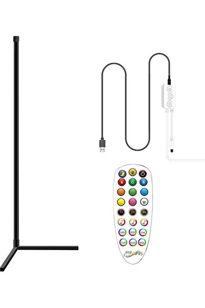 XIUWOO Remote Control LED Light Corner Lamp Multicolour