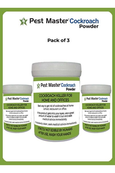 Pestmaster Pest Master Cockroach Powder Keeping Your Home Roach-Free Pack Of ...