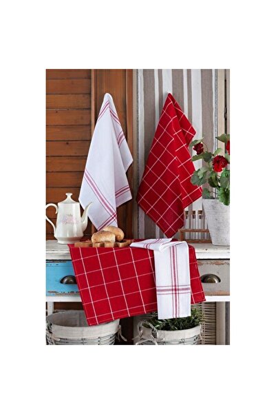 Empressco 4-Piece Kitchen Towel Set 50X70 Cm, 100% Cotton, Stylish and Durable