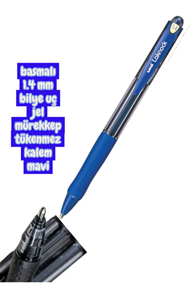 SEYFİKİRTASİYE Uni-ball basmali ballpoint pen laknock 1.4 mm ball tip, non-dr...