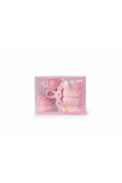 genric 2Pcs Makeup Sponge Set with Pink Cotton Headband for Application and B...