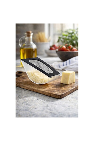 Empressco Mini Grater 230 Ml, with Lid, Practical Vegetable and Cheese Grater