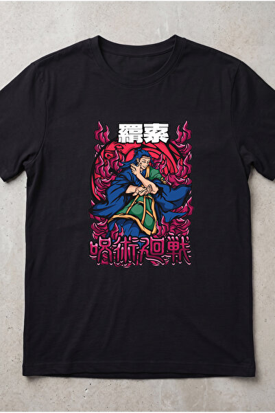 Silkensoul Jujutsu Kaisen Suguru Anime Printed Standard Cut Unisex Tshirt