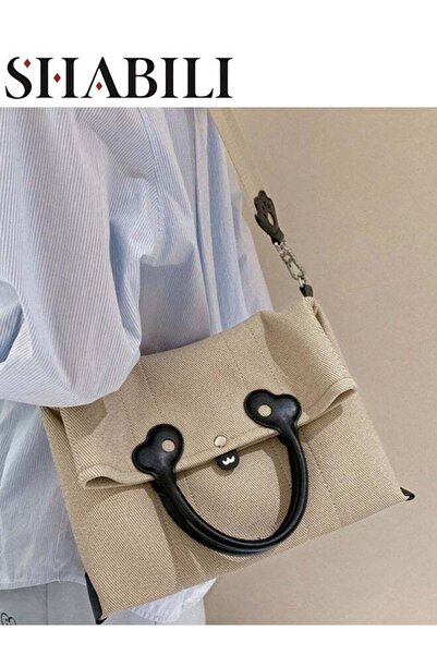 SHABILI Women's Canvas Shoulder Bag, Large Capacity Crossbody Bag Handbag Tot...