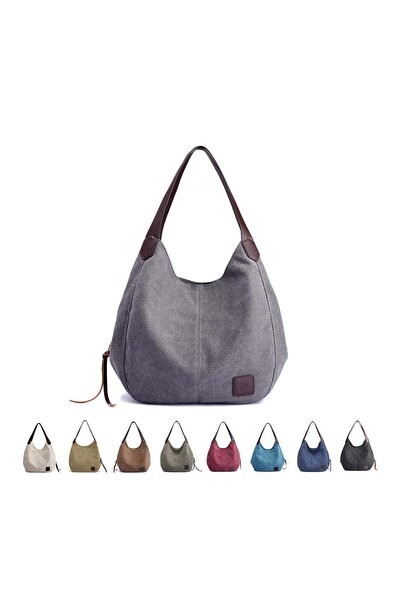 SYOSI Hobo Canvas Tote Shoulder Bag for Women, Women Casual Shoulder Bag, Vin...