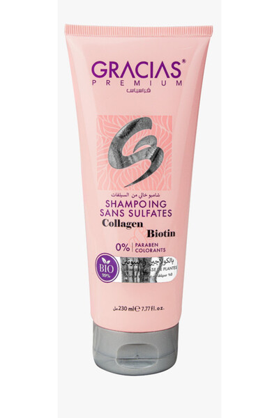 GRACİAS Free Sulfat Collagen & Biotin Shampoo 230ml