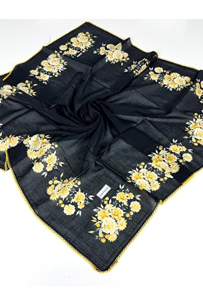 Huzurlu İpek Embroidered Cotton Writing 6588-08