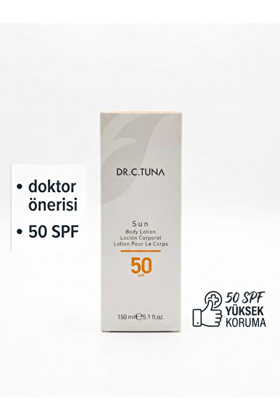Şahin DR.C.TUNA Sun Body Lotion SPF 50 Güneş Koruyucu Vücut Losyonu 150 ml