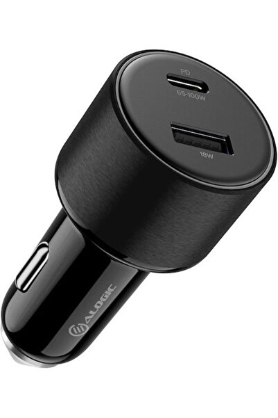 Alogic Încărcător auto 100W cu porturi: 1xUSB 1xType-C