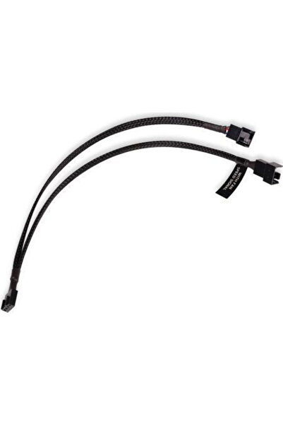 Alphacool Cablu ventilator Y-Splitter 4 pini la 2x 4 pini PWM 30cm Negru