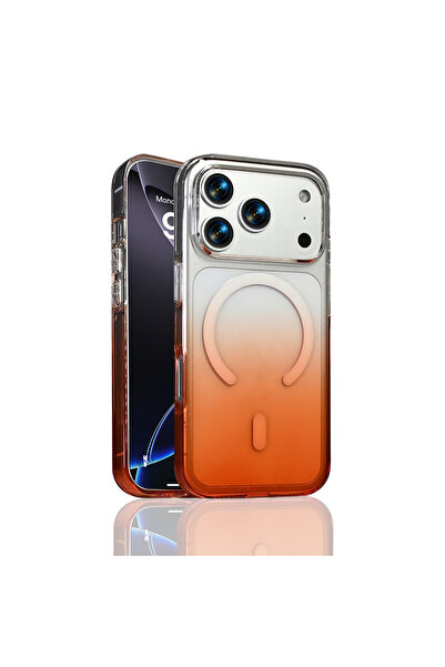 zore iPhone 17 Pro Max Kılıf M-Safe Şarj Özellikli Septik Silikon Kapak