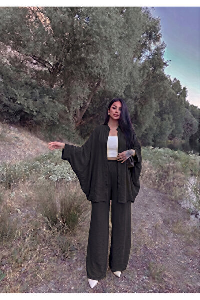 Siner Fashion Women's Oversize Wide Cut Shirt and Pants Set