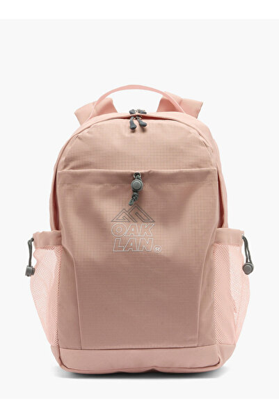 Oaklan by Shoexpress Logo Print Backpack for Kids 13 Years+ with Padded Shoul...