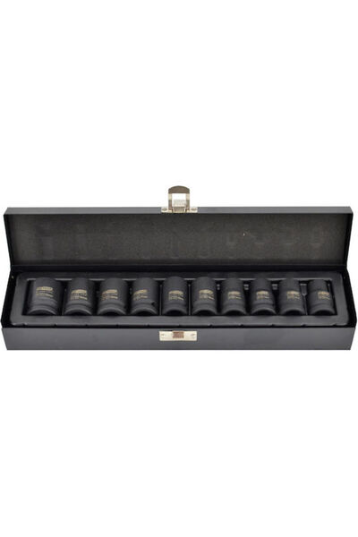 AwTools Set de chei tubulare de impact 1/2 " 10 piese