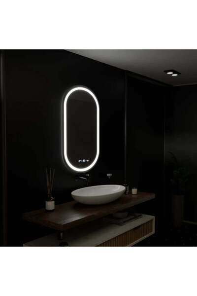 CMHOME Oglinda LED Senzor MotionGlow Zaffiro cu functie Dezaburire Termometru...