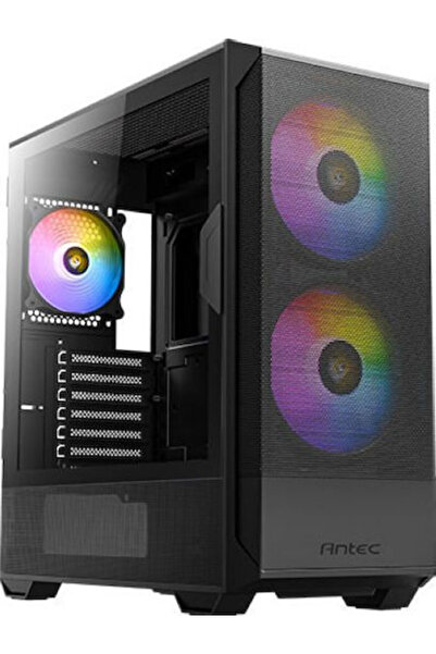 ANTEC Carcasă PC Gaming Midi Tower NX416L cu fereastră laterală și iluminare ...