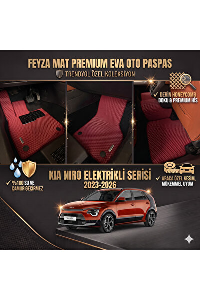 FEYZA OTO KIA NIRO ELEKTRIKLI SERİSİ ARACA ÖZEL EVA PASPAS TAKIMI FEYZA MAT