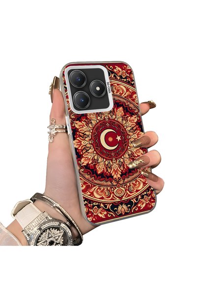 ucuc حافظة حماية للعدسات من السيليكون الصلب أكريليك درجة متوافقة مع Realme C6...