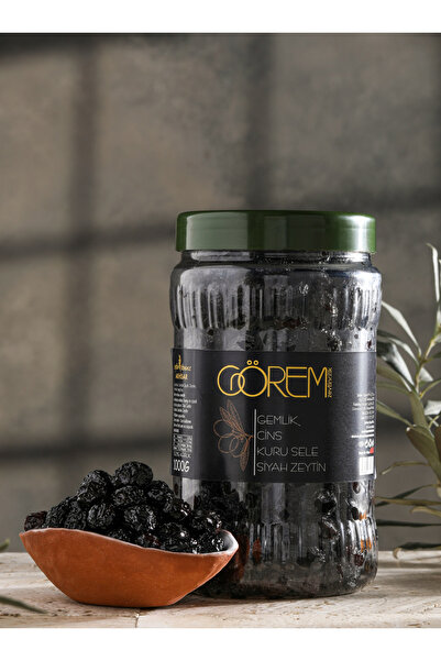Görem Zeytin |Çok Az Tuzlu| Gemlik Cins Kuru Sele 1 Kg.
