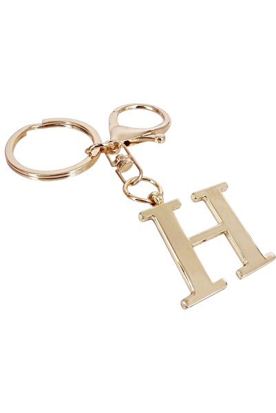 OEM Breloc litera H, aurium metal