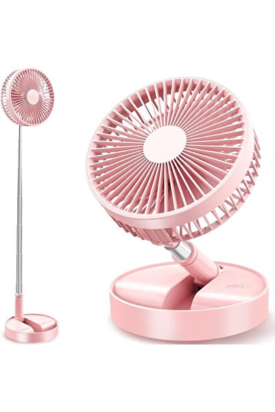 Arabest Foldable Telescopic Rechargeable Fan,7200mAh Battery Operated Desk & ...