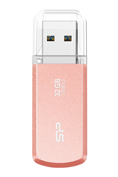 Silicon Power USB Flash Drive Helios 202, 32GB, USB 3.2, ροζ χρυσό
