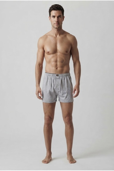NACAR STORE Boxer pentru bărbați din bumbac pieptănat, cu talie elastică