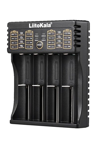 liitokala φορτιστής LII-402 για μπαταρίες NiMH/CD, Li-Ion, IMR, 4 slots