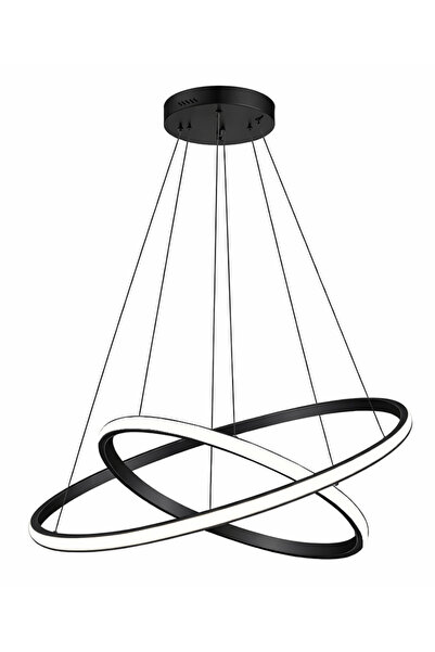 POWERTECH LED φωτιστικό οροφής PT-1529, 60W, 4000K, Φ80x120cm, μαύρο