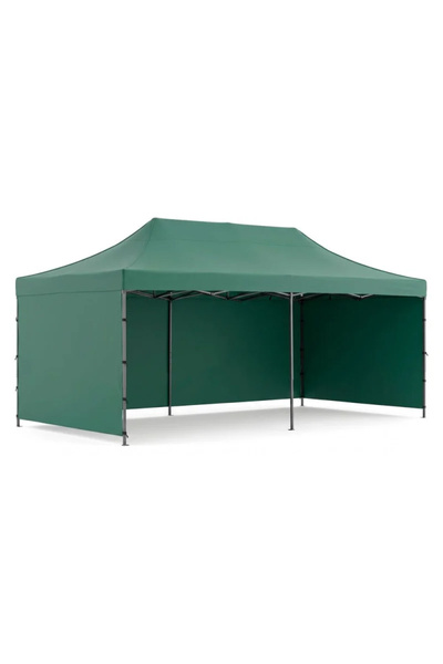 SERSIMO Pavilion de grădină tip cort, pliere rapidă, 300x600 cm, înălțime reg...